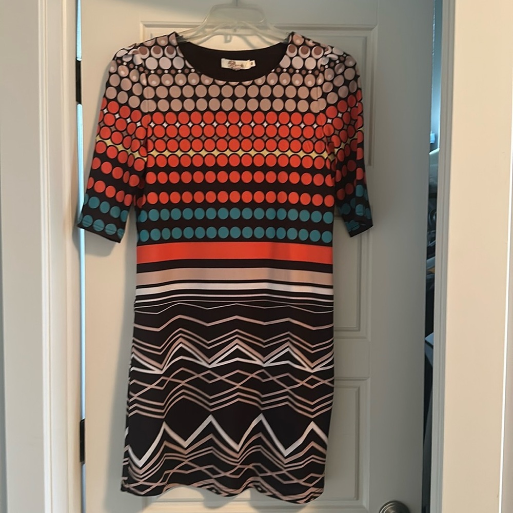 Slip on polyester/spandex size M dress